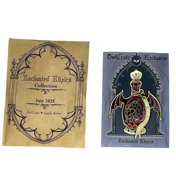 OwlCrate A Song of Ice and Fire Enchanted Elixirs Enamel Pin - GRRM July 2025 - Picture 2 of 8